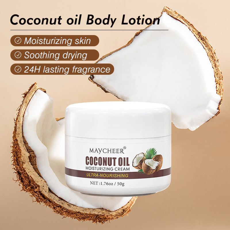 MAYCHEER® Long Lasting Moisturizing Hydrating Coconut Oil Body Lotion