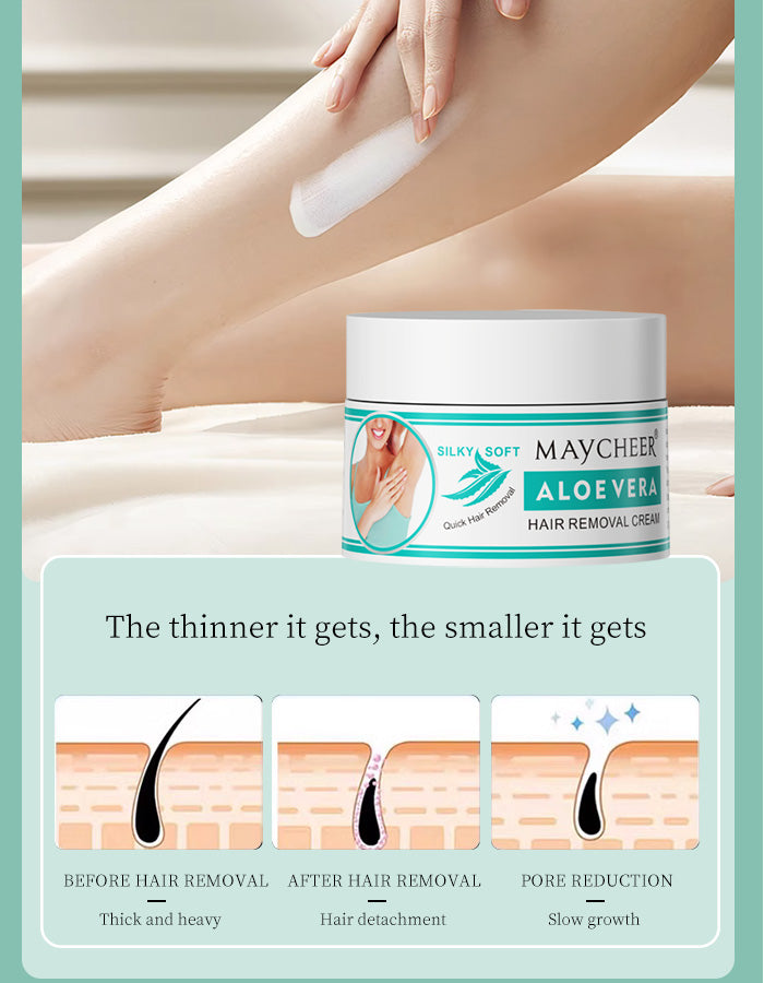 MAYCHEER® Gentle, non-irritating permanent hair removal cream