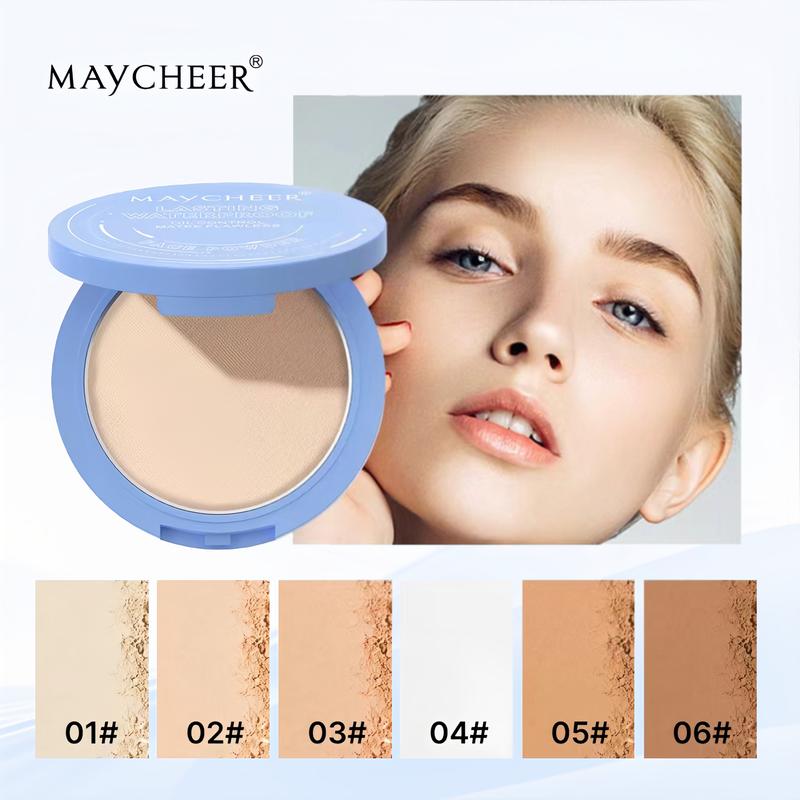 MAYCHEER® LASTING WATERPROOF  Pressed Powder Compact