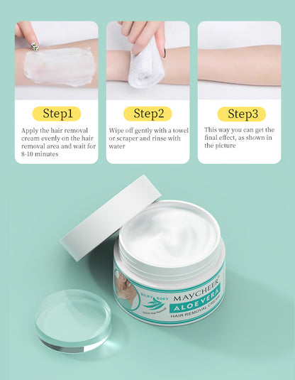 MAYCHEER® Gentle, non-irritating permanent hair removal cream