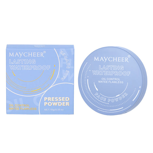 MAYCHEER® LASTING WATERPROOF  Pressed Powder Compact